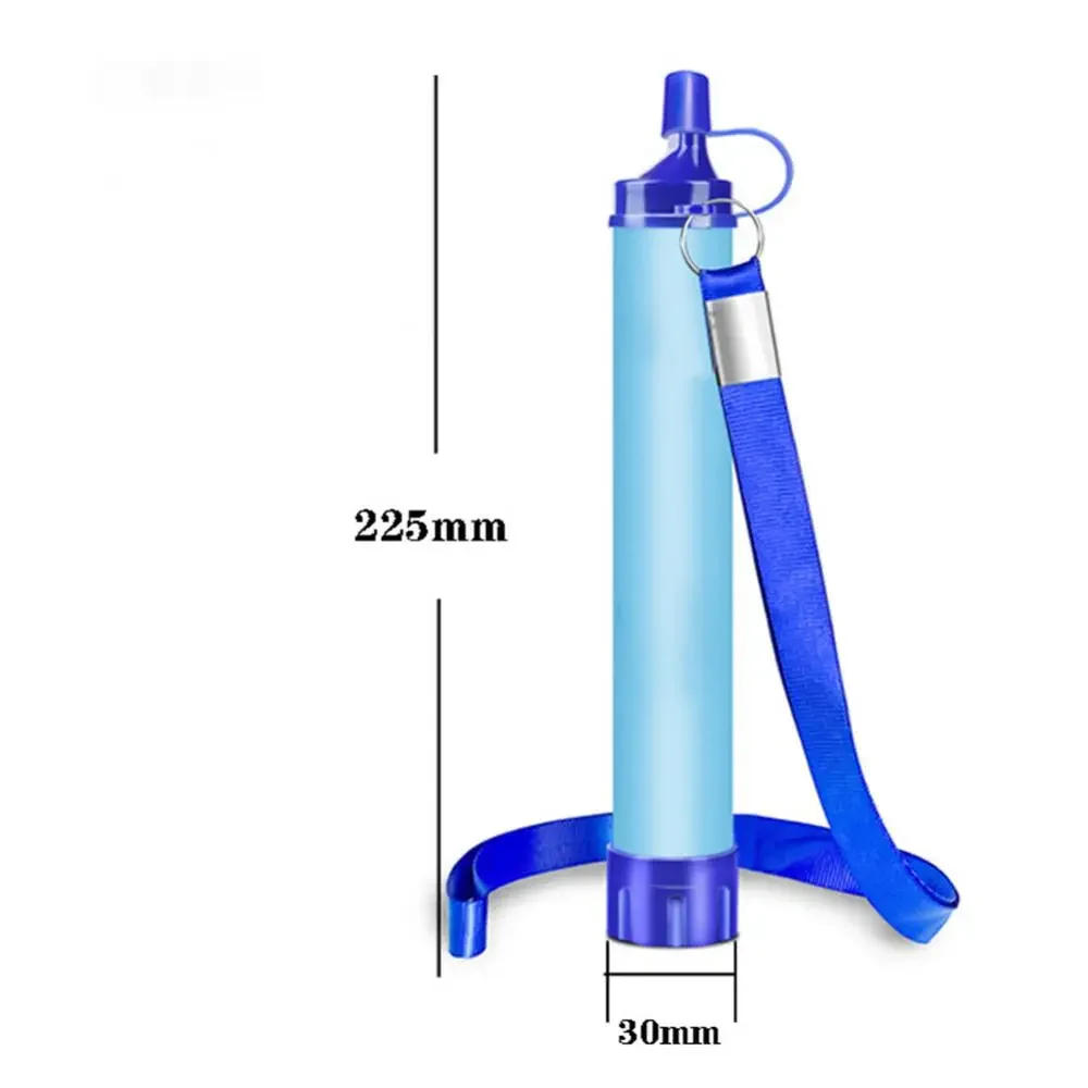 Description Picture 3 of itemOutdoor Water Purifier Camping Hiking Emergency Life Survival Tools Portable Purifier Water Filter Straw Travel Cooking Supplies