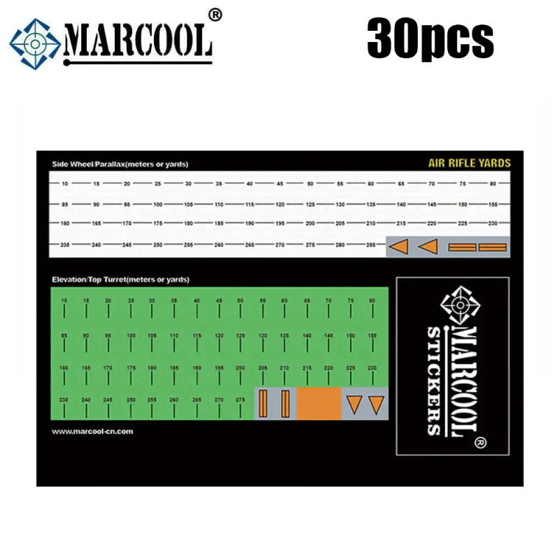 Description Picture 4 of itemMarcool Scope stickers Riflescopes Sight Turret & Side Adjustment Scale Count Label Stickers