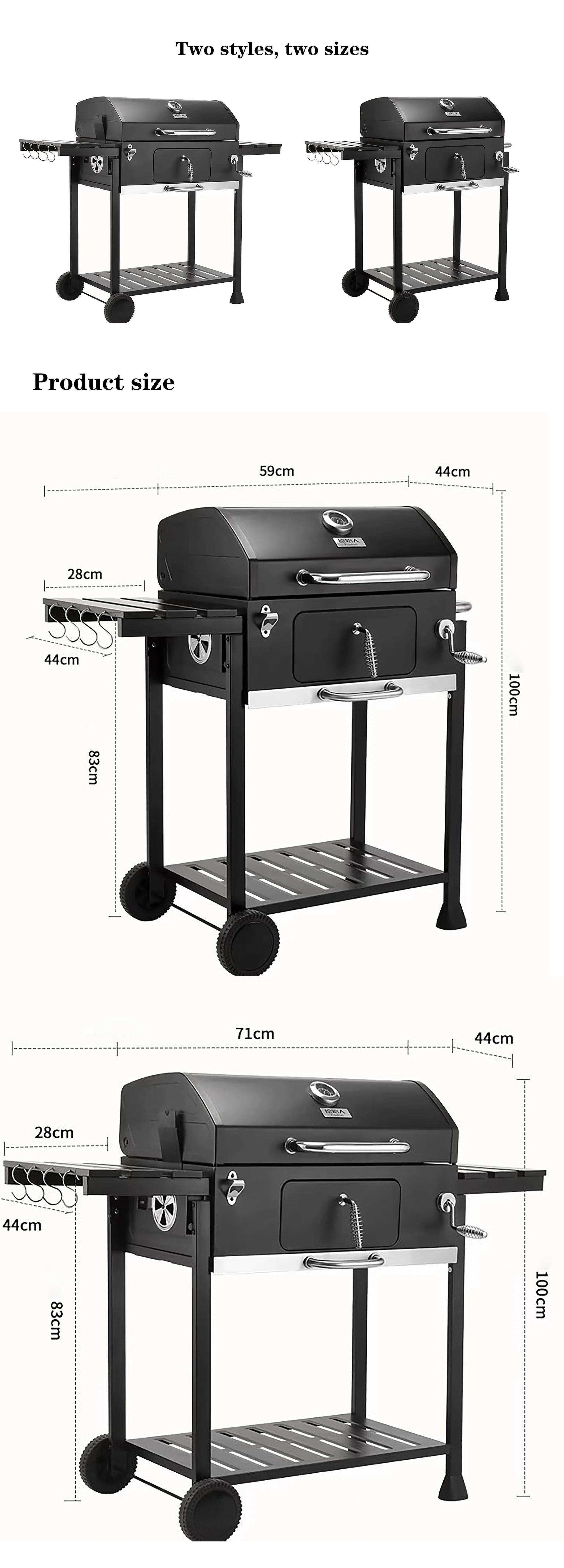 Description Picture 3 of itemOutdoor Garden Camping Party Grill Iron BBQ Oven Folding Portable BBQ Barbecue Grills