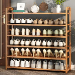New 3/4/5 Floors Shoe Rack Home Living Room Cabinet Shoe Organizer Shelf Storage Save Space Dustproof Simple Shoes Organization