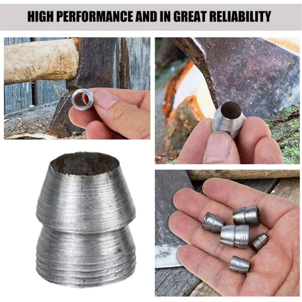 Description Picture 4 of item10 Pcs New Axe Wedge Axe Metal Hammer Handle Splitting Installation Supplies For Reinforcing Round Tools