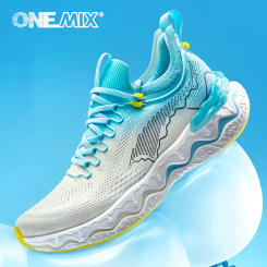 ONEMIX 2024 New Women Jump Rope Air Cushion Sshoes Sports Breathable Comfortable Walking Running Shoes Men Sneakers