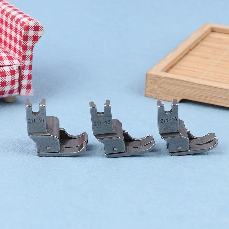 Description Picture 6 of item1Pc 211-13/14/15/16 Dual Compensating Raising Presser Foot With Guide Feet For Industrial Sewing Machine Accessories