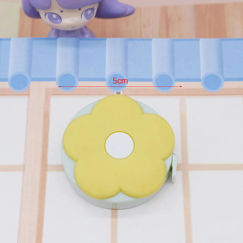 Description Picture 2 of itemPortable Retractable Sewing Tailor Ruler Tape Measures Height Children Ruler Centimeter Inch Roll Tape Measuring Tool 150cm 60"