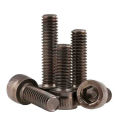 10Pc Alloy Steel Cup Hexagon Socket Head Screw M2 M2.5 M3 M4 M5 M6 Black Nickel Plating Machine Screws Furniture Bolt Grade 12.9