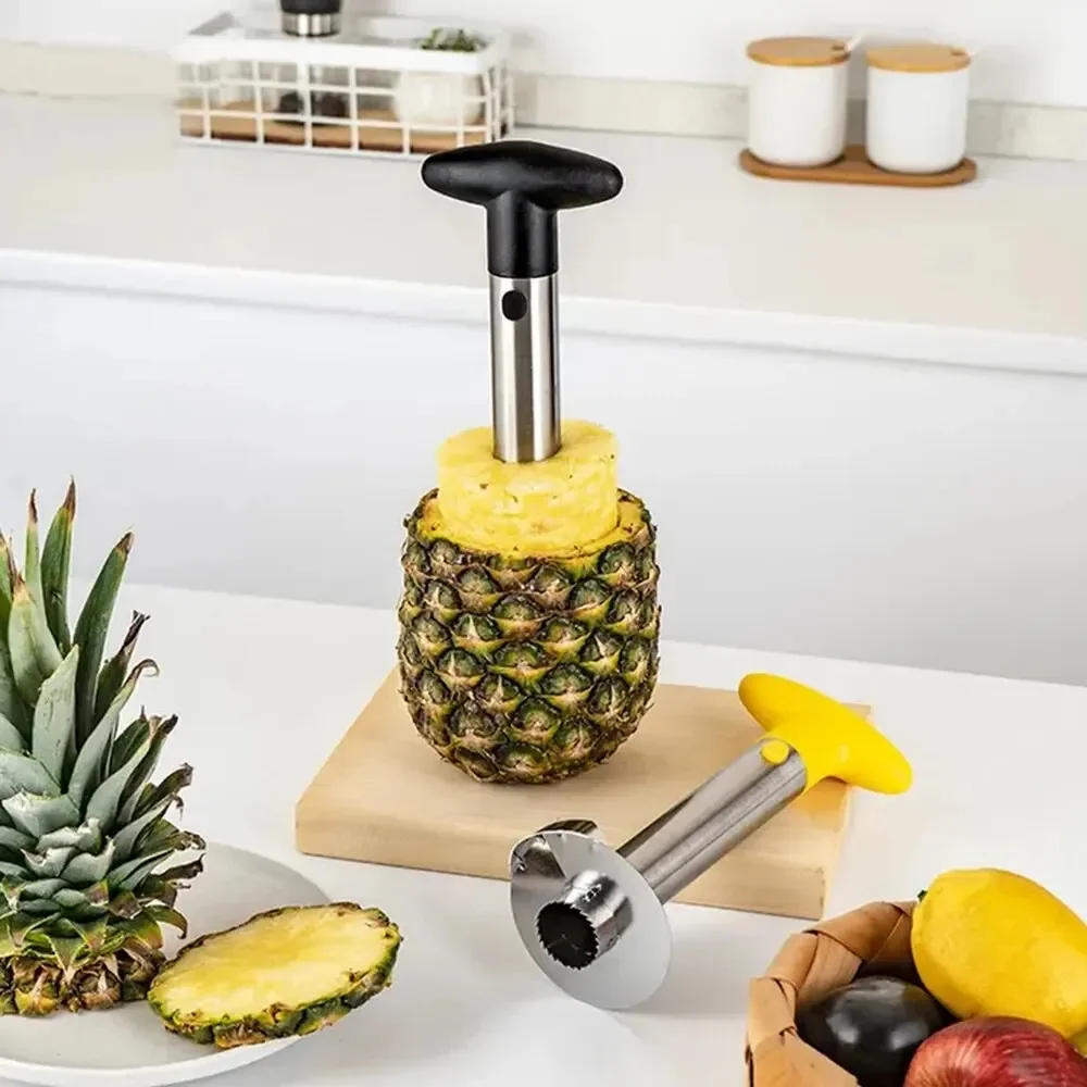 Description Picture 4 of item1PCS Spot Stainless Steel Pineapple Peeler Pineapple Corer Slicer Fruit Cutter Easy Slicer Peeler Kitchen Gadget Delivery Fast