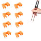 Orange 8 PCS