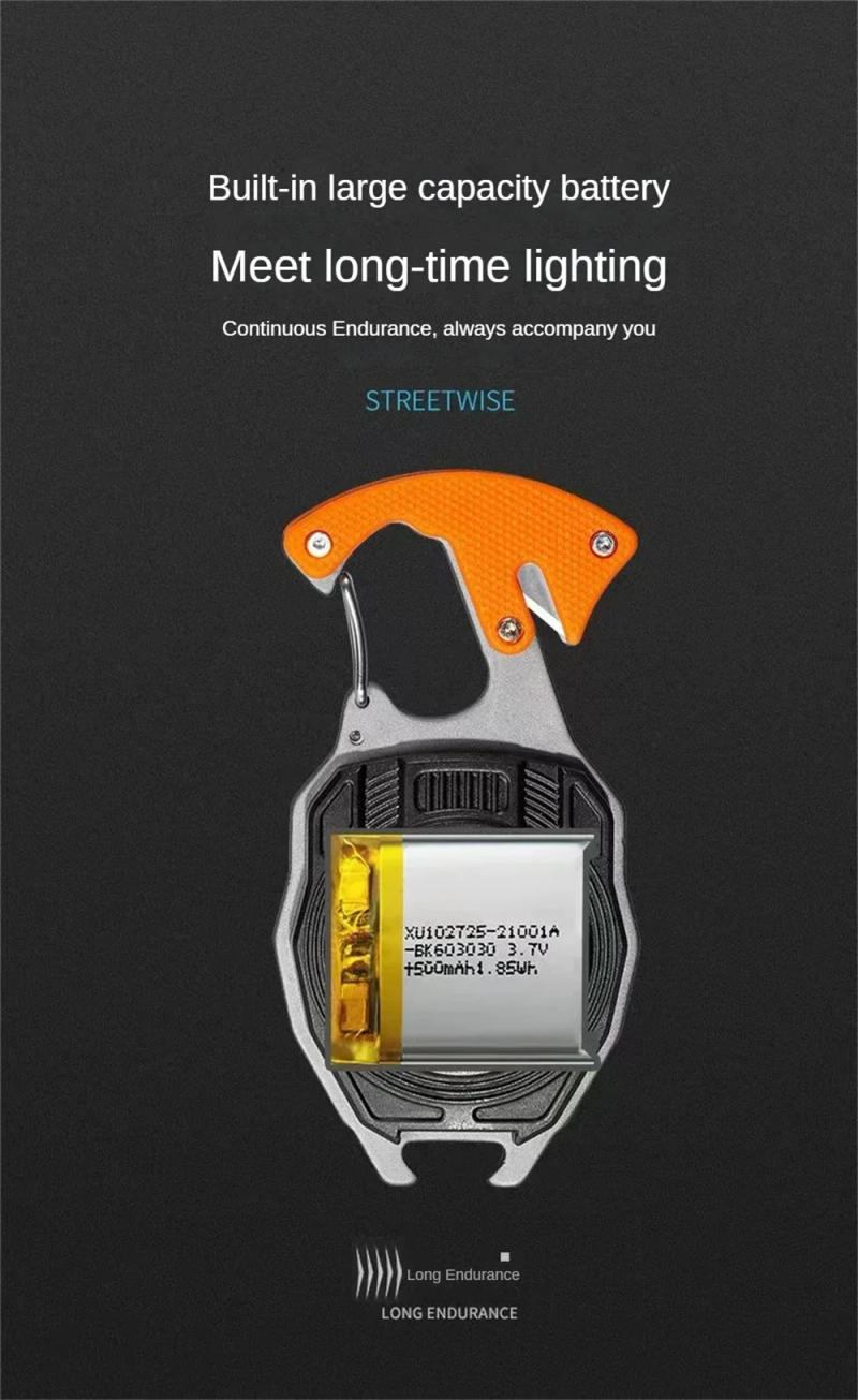 Description Picture 5 of itemMini COB Keychain Flashlight Rechargeable LED Work Light Outdoor Portable Lanterns Multifunctional Waterproof Camping Lamp