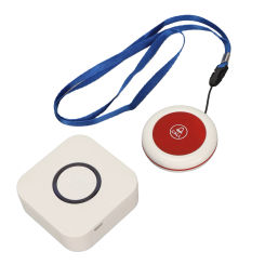 Wireless Caregiver Pager Nurse Call System Alert Button Long Distant for Home Hospital