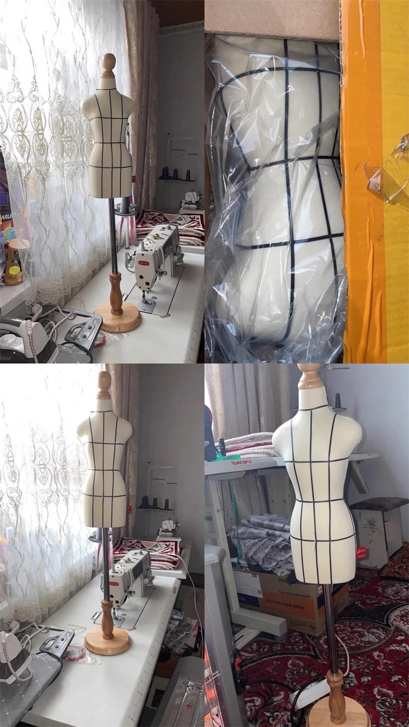 Description Picture 4 of itemSmall Mannequin Tailor Cutting Mini Figure DIY Mannequins Props Student Teaching Sewing Female Mannequin Clothing Display Stand