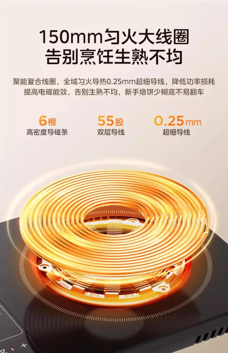 Description Picture 5 of item220V Midea Induction Cooker New Design Full Set Stove Fast Heating AF