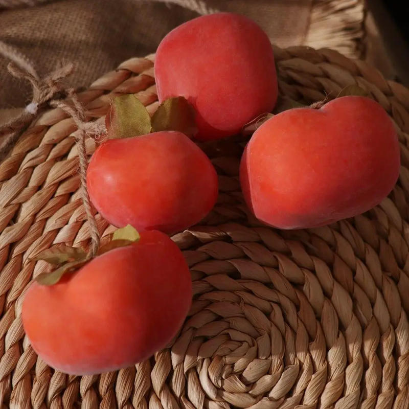 Description Picture 6 of item8 Fruit Simulation Persimmon Fruit 80cm Lifelike Artificial Persimmon with Frost Fruit Plastic Persimmon Pendant