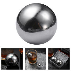 38MM Reusable Stainless Steel Ice Cubes Cooling Metal Ice Balls Set Whiskey Wine Beer Cooler Stones Party Bar Tool Accessories