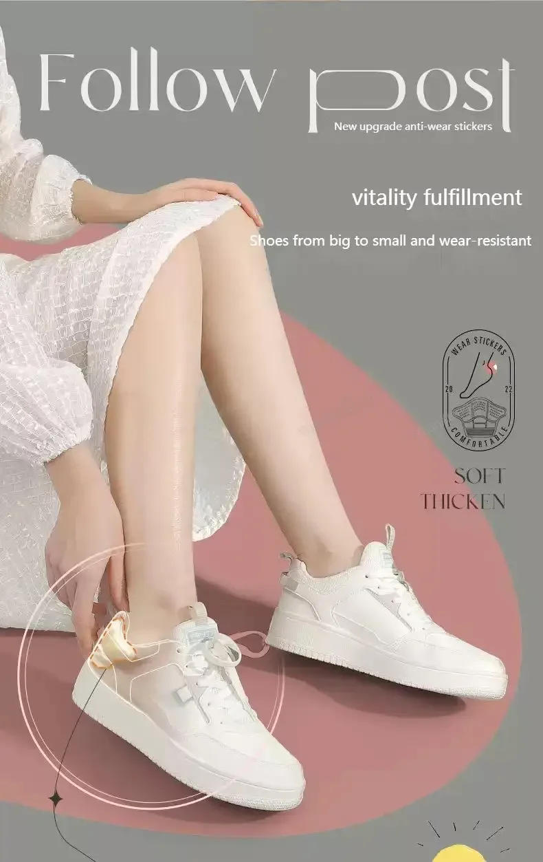 Description Picture 2 of itemHeel Stickers Heel Protectors Sneaker Shrinking Size Insoles Anti-wear Feet Shoe Pads Adjust Size High Heel Cushion Inserts