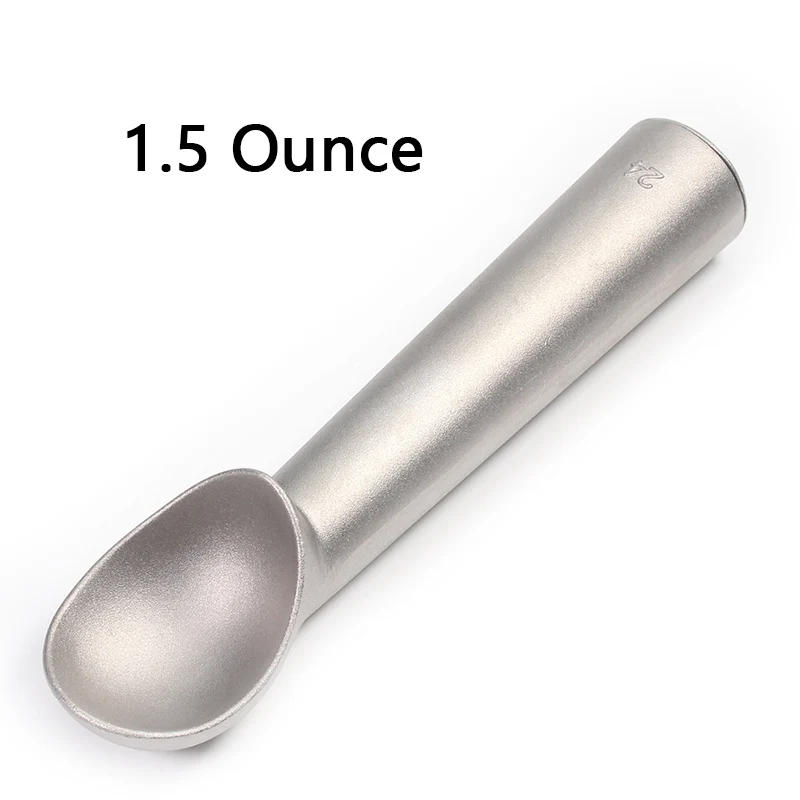 Description Picture 6 of itemNon-Stick Anti-Feeze Ice Cream Scoop with Unique Liquid Filled Heat Conductive Handle Simple One Piece Aluminum 1.5 and 2 Ounce