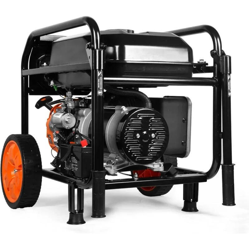 Description Picture 4 of item5600-Watt Portable Generator, Electric Start, 224cc, Transfer-Switch and RV-Ready with CO Shutdown Sensor (GN5602X)