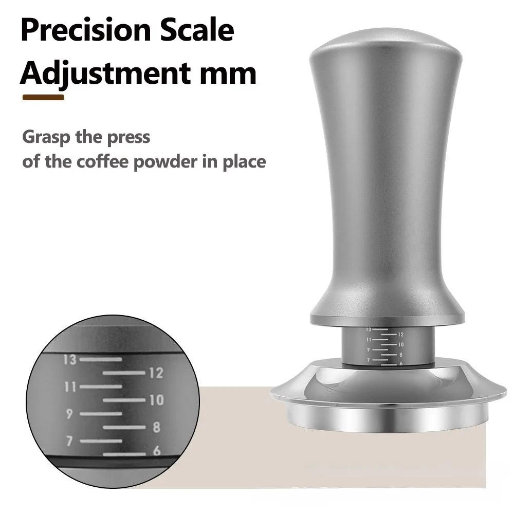 Description Picture 5 of item51/53/58mm Espresso Coffee Tampers with Graduated Scale Spring-Loaded Equilibrium Coffee Distributor Barista Accessories Coffeew