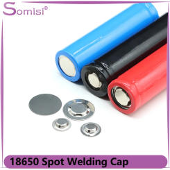18650 Battery Spot Welding Cap Alternative Electrode Tip Cap Positive Spot Welding Accessories Battery Negative Flat Gaskets