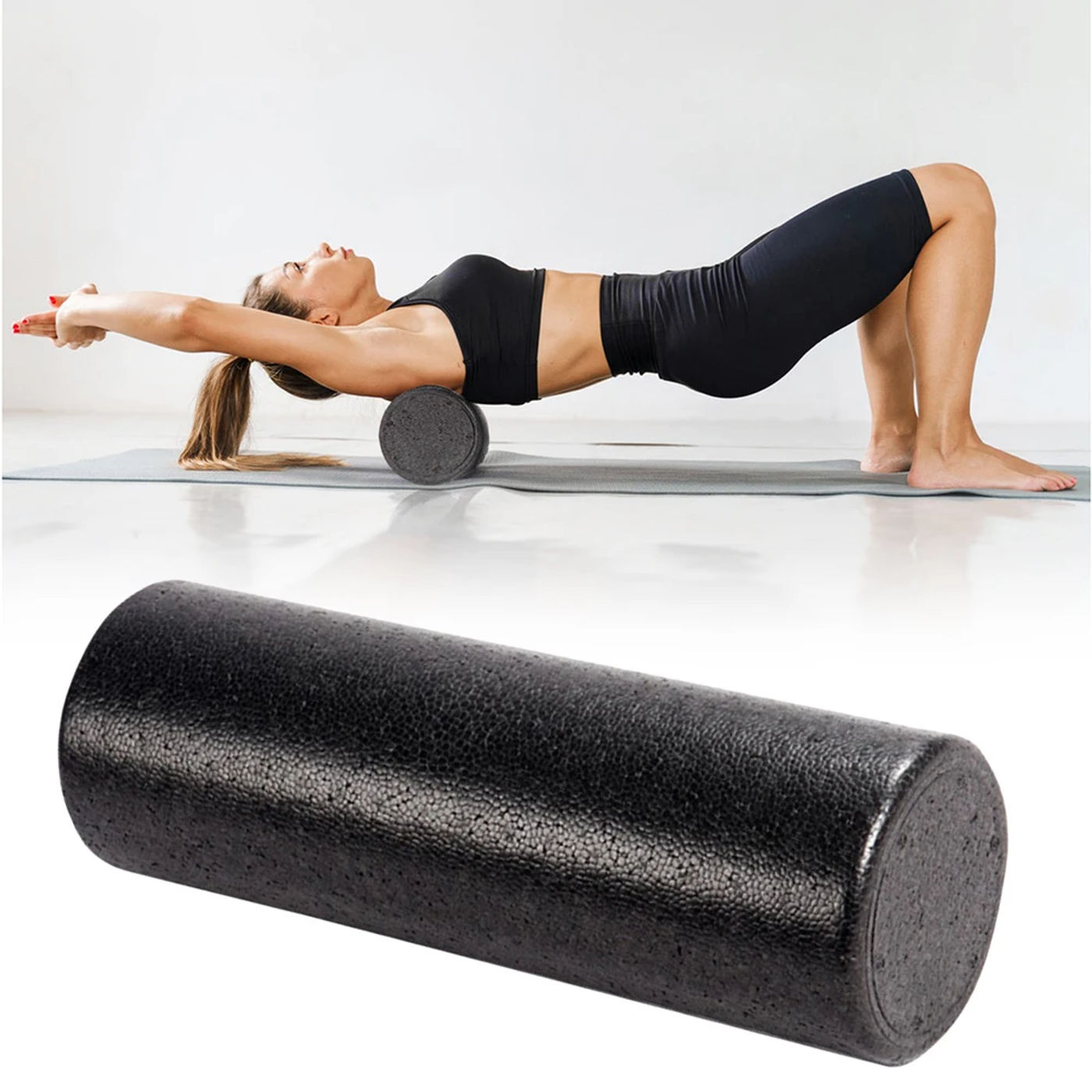 Description Picture 5 of itemHollow Yoga Roller Massage Peanut Ball Set Epp Fitness Foam Column Back Pain Legs Hip Deep Tissue Stretching Muscle Relax Tools