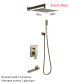 3Way 20cm Top spray