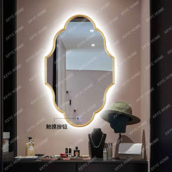 Smart Cabinet Wall Mounted Shower Self Haircut Bath Mirrors Shaving Specchio Trucco Mirrors LG50JZ