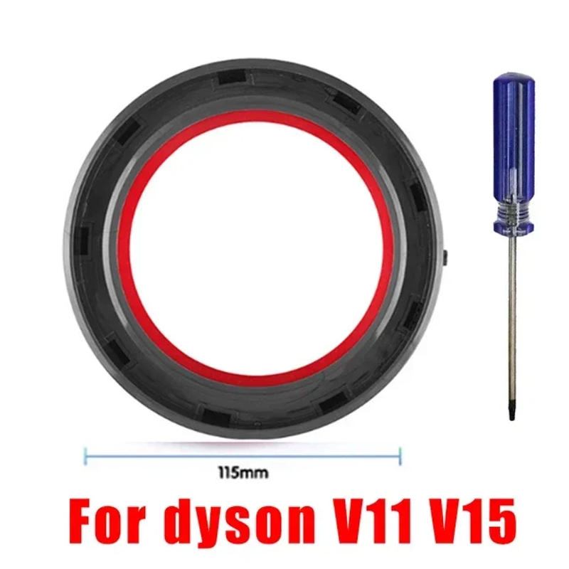 Description Picture 5 of itemBottom Lid for DysonV6 V7 V8 V11 V10 V12 V15 Vacuum Cleaner-Top Fixed Sealing Ring of Dust Bin Replacement Dust Collection Parts
