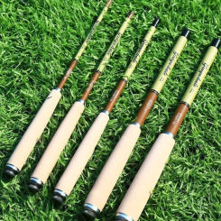 26CM Length Ultra Short Fishing Rod Carbon Fiber Hard Design Portable Fishing Rod Telescopic Ultra-Light Telescopic Fishing Rod