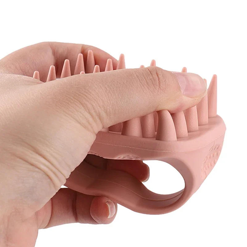 Description Picture 6 of itemScalp Scrubber Shampoo Brush Massager Clean Scalp Comb With Handle Hair Washing Brush Scalp Exfoliator Brush Head Scrubber Tools