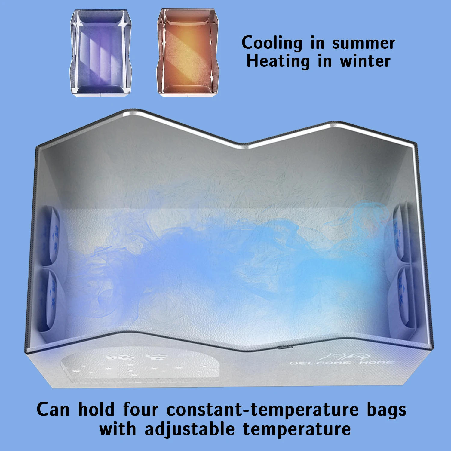 Description Picture 6 of itemall seasin small Cat dog Air Conditioning House BED Summer Cooling  winter warm Nest Dog Dog Four Seasons Pet House