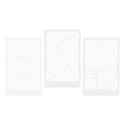 3 Pieces of Viewfinders Fibonacci Composition View Finder Golden Ratio Photo Viewing Positioning Ruler Viewer