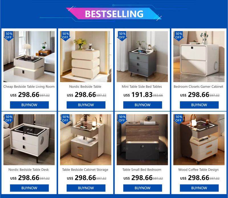 Description Picture 2 of itemCoffee Mesas Narrow Table White Dresser Bedside Nightstands Chest Drawers Low 3-tier Drawer Tables Living Room Mesa De Noche