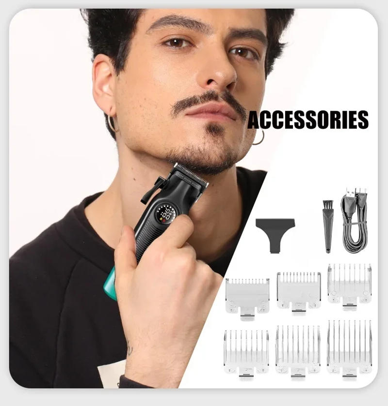 Description Picture 5 of itemVGR Hair Trimmer Professional Trimmers Barber Cordless Clippers Electric Hair Cut Machine LED Hair Trimmer for Men V-996 V-196