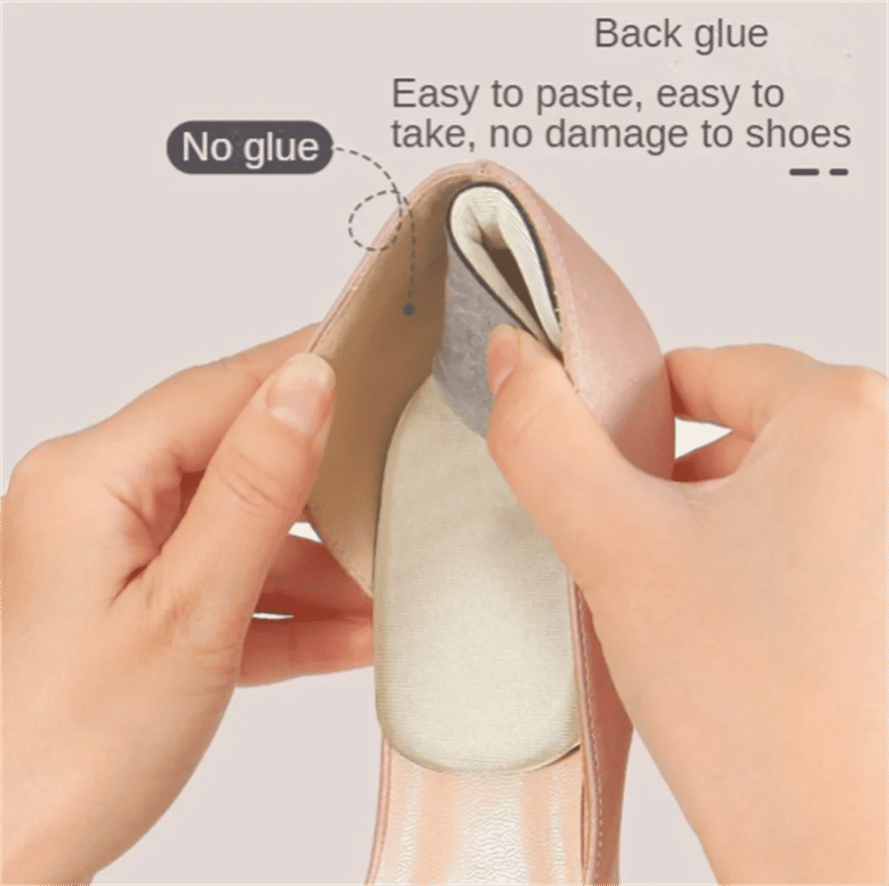 Description Picture 4 of item2pcs Shoe Heel Insoles Foot Heel Pad Sports Shoes Adjustable Antiwear Feet Inserts Insoles Heel Protector Sticker Insole Brioche