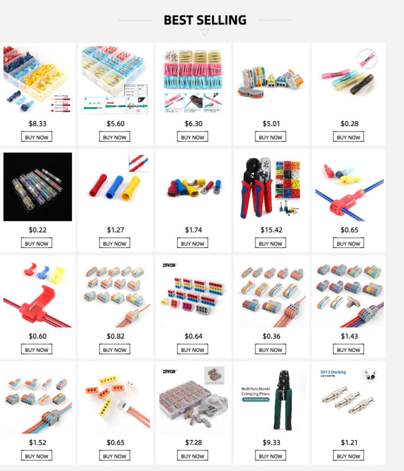 Description Picture 5 of item25PCS Insulated Crimp Terminals Electrical Wire Cable Butt Connectors Cold Press Crimping Terminal BV1.25 BV2.5 BV5.5