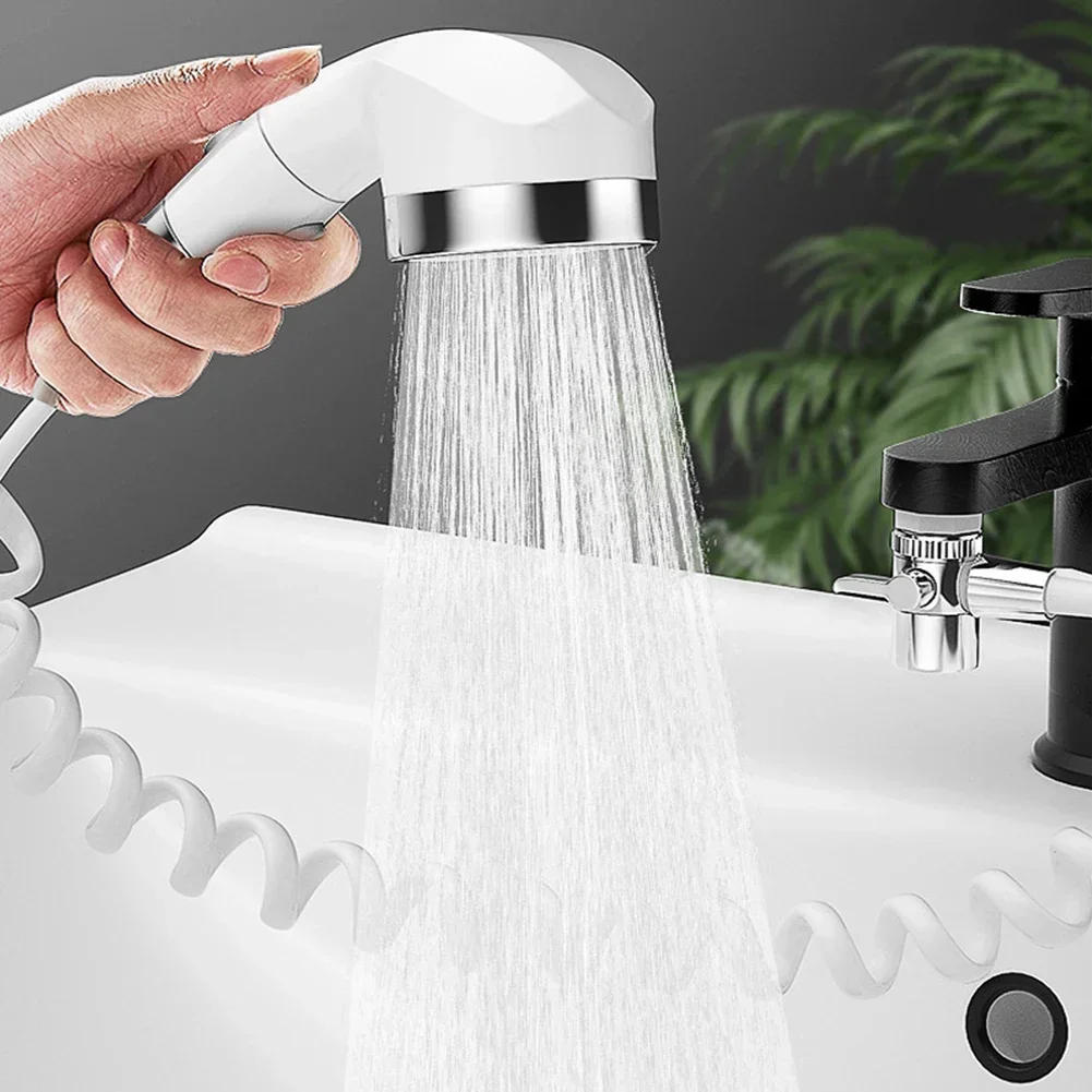 Description Picture 4 of itemHigh Pressure Shower Head Sprinkler Water Saving One-Key Stop Spray Nozzle Hair Washing Shower Head Bathroom Accessories