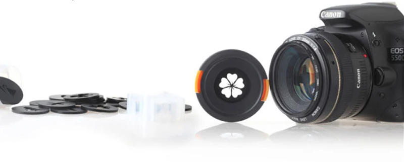 Description Picture 2 of itemBokeh Effect Lens Cap Cover Filter Bokeh Lens Cap camera lens Kit for Artistic Romantic Creative Night Scene Photography