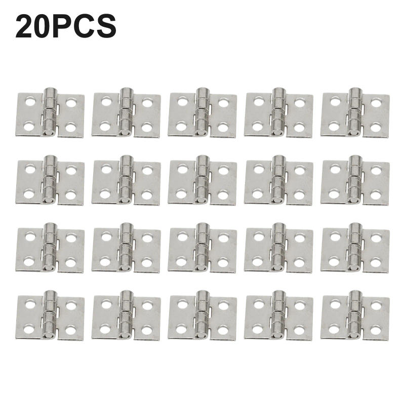 Description Picture 2 of itemHome Improvement Nails Craft Boxes Gold/Silver Hinges Suitable For Jewelry Boxes Tool Boxes Wine Boxes Cabinet Hinges