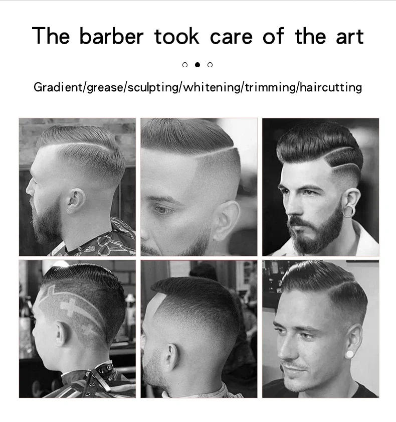 Description Picture 4 of itemAdjustable Professional Hair Clipper For Men Hair Trimmer Electric Hair Cutting Machine Rechargeable Haircut Kit