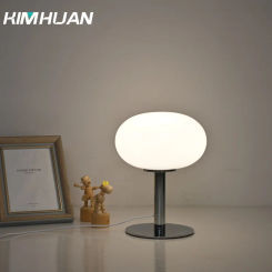 Desktop Small Table Lamp Bedroom Decorative Table Lamp Postmodern Minimalist Antique Night Lamp Decorative Glass Bedroom Table L