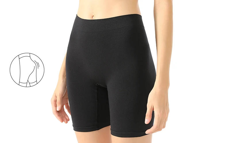 Description Picture 4 of itemWomen High Elasticity Safety Panty Plus Size Anti-Chafing Shorts Shapewear Underwear Slim Shaping Boxer Briefs NK0010