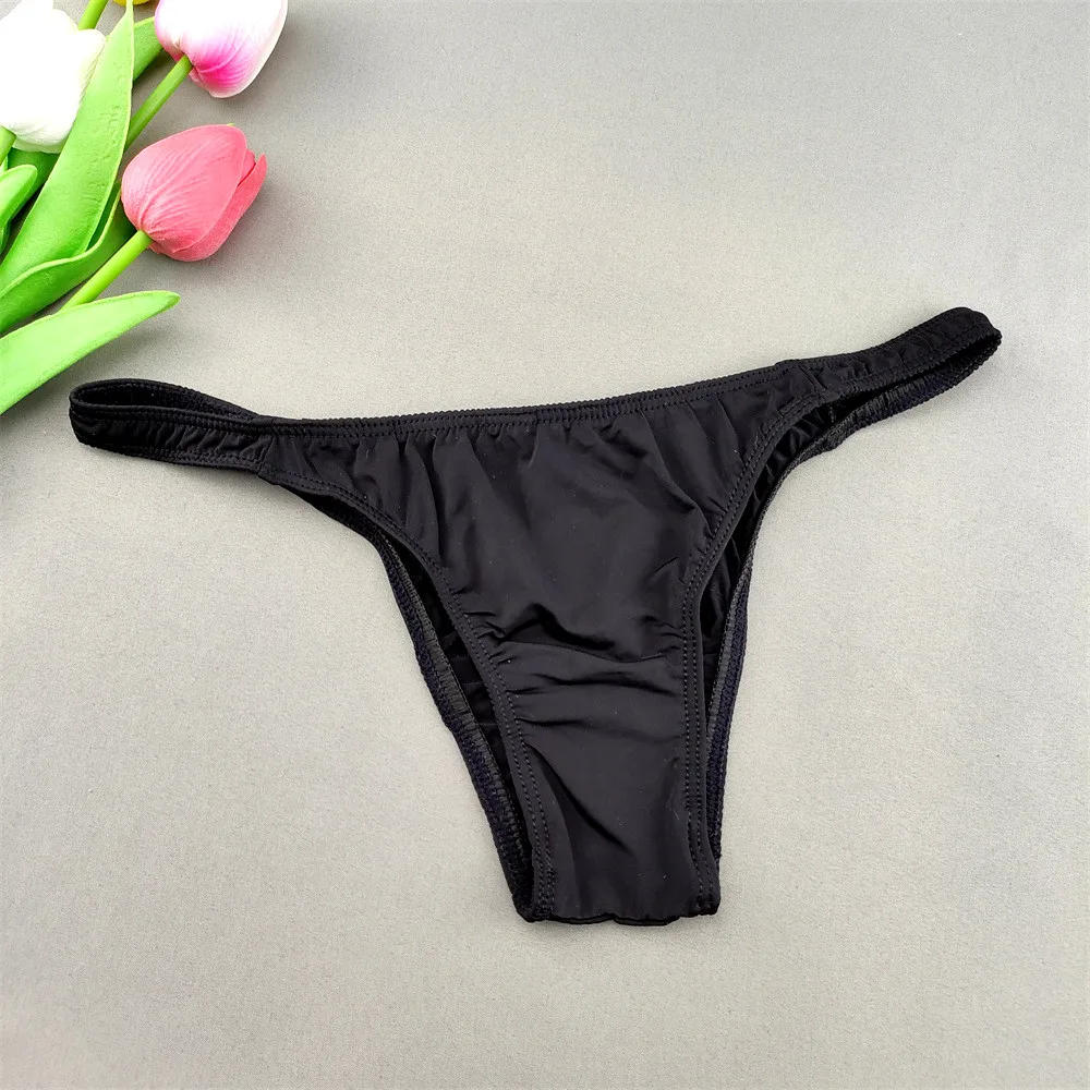 Description Picture 3 of itemErotic Translucent Ice Silk Seamless Mens Underwear Mini Briefs Sexy Soft Bikini Panties 16 Colors
