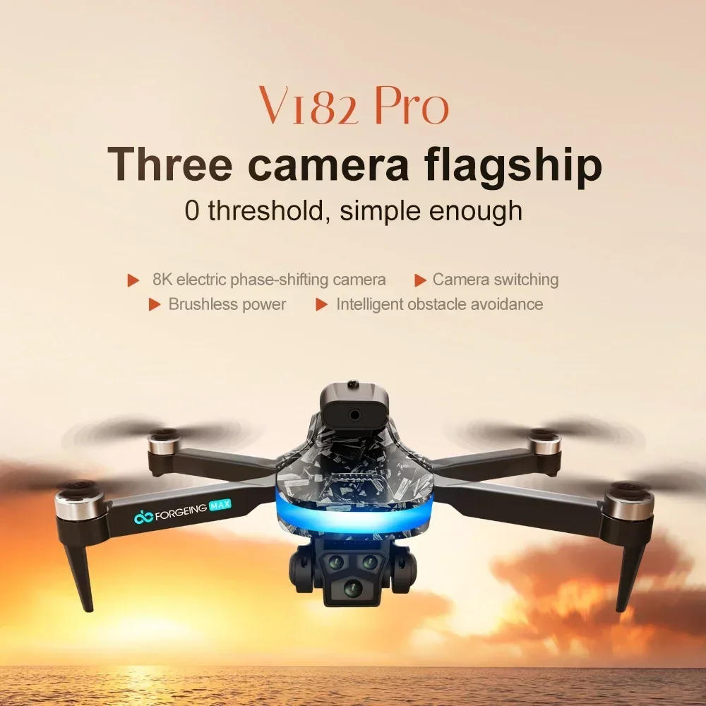 Description Picture 2 of item2024 New V182 Original Drone Professional 8K Aerial Photography Dual-Camera Omnidirectional Obstacle Avoidance Drone For Iconic Brand
