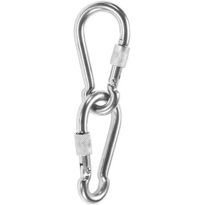 Description Picture 4 of itemM6/M8/M10 Stainless Steel 304 Carabiner Carbine Snap Hook Key-Lock