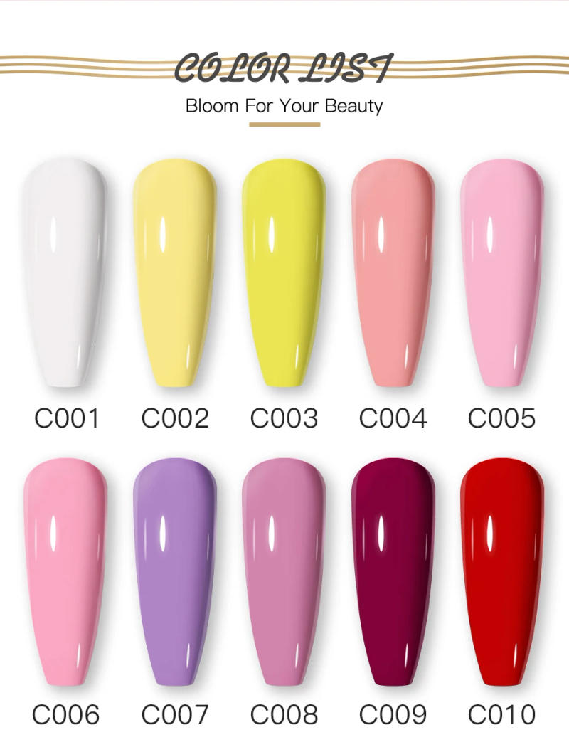 Description Picture 3 of itemROSALIND 15ml Nail Gel Polish Glitter Pure Color Need Base Top Coat Semi Permanent UV Gel Varnis Hybrid For Nail Art Nail Gel