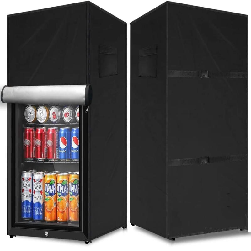 Description Picture 2 of itemRefrigerator cover, waterproof and dust-proof cover for protecting outdoor, household upright freezers - refrigerated refrigerat