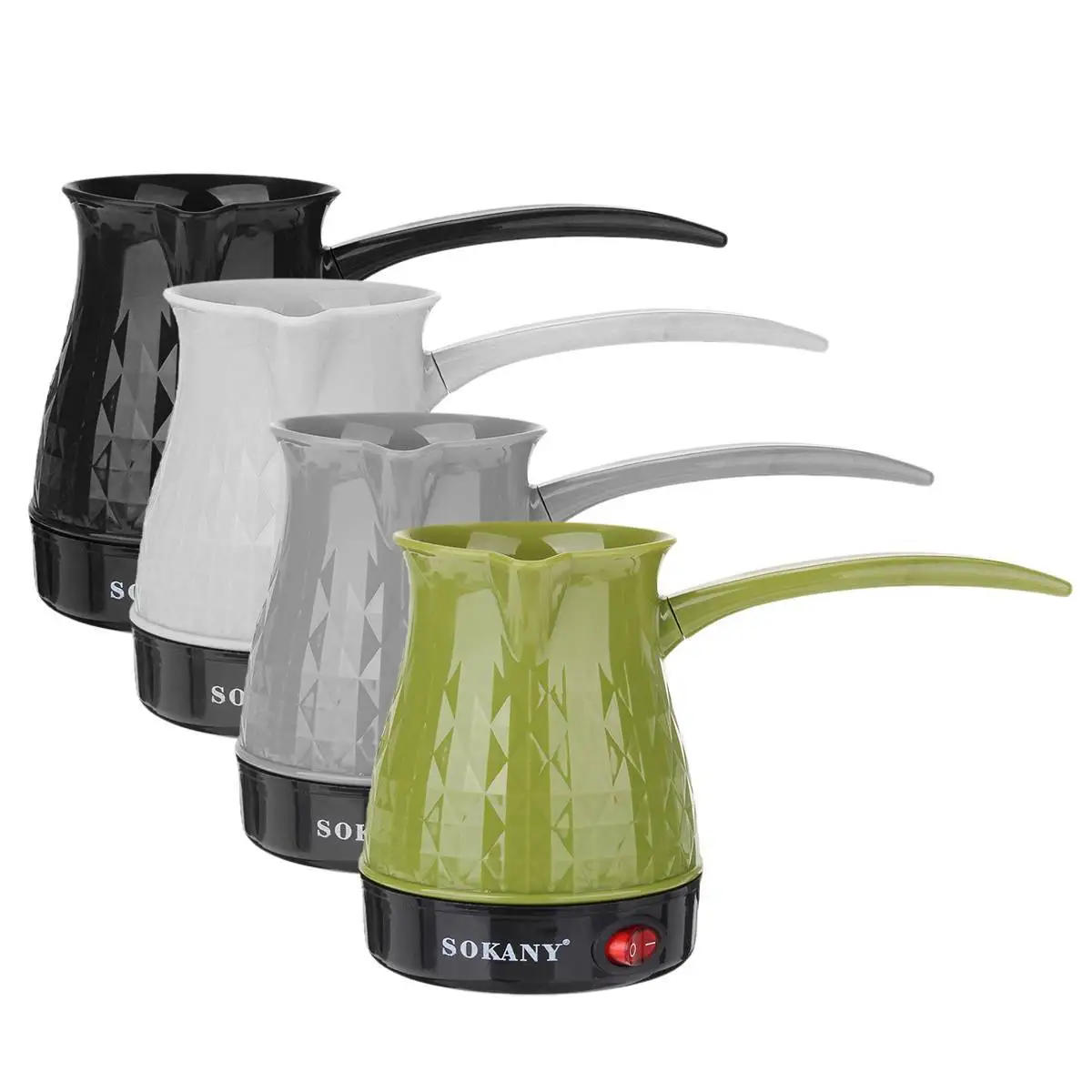 Description Picture 4 of itemSOKANY 219 Türkiye coffee pot electric tea boiling hot milk  separate Italian mocha  mixed