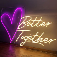 Neon Sign Custom Text Pattern Birthday Party Wedding Room Decor Transparent Wall Hanging Personalized Decoration Neon Led Lights