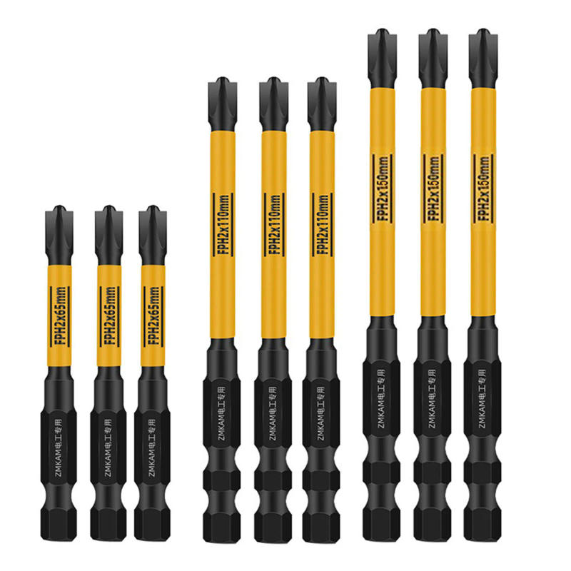 Description Picture 2 of itemFPH2 Electrician Special Screwdriver Bits Set Magnetic Electric Impact Drill Nut Driver For Circuit Breaker  65 110 150mm