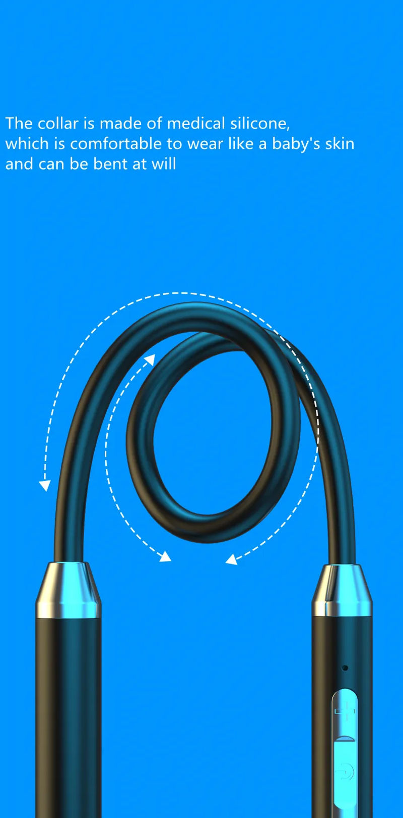 Description Picture 5 of itemB3 Wireless Bluetooth Headset Neckband Headphones Bluetooth 5.0 TWS Sport Earphones Halter Waterproof with Mic Magnetic Earbuds