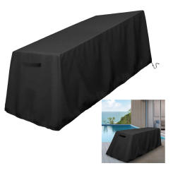 1pc Waterproof Outdoor Bench Cover Weight Bench Cover Exercise Workout Bench Cover Foldable Dust-proof Protective Covers